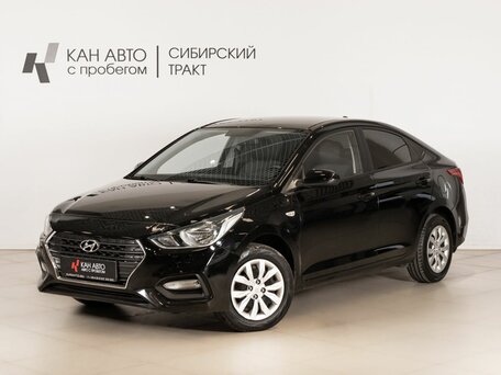 2018 Hyundai Solaris II, чёрный, 928658 рублей, вид 1