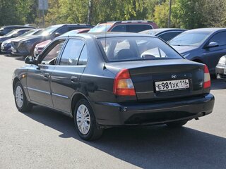 2008 Hyundai Accent ТагАЗ II, чёрный, 199000 рублей, вид 4