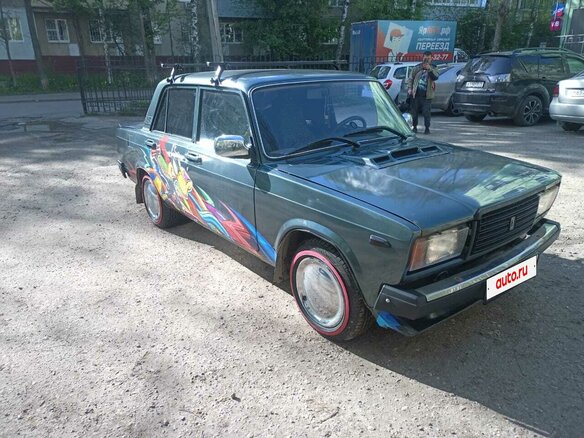 2010 Lada (ВАЗ) 2107, зелёный, 128000 рублей
