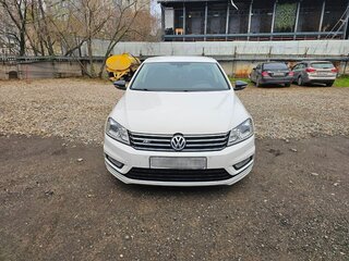 2014 Volkswagen Passat B7, белый, 1250000 рублей, вид 2
