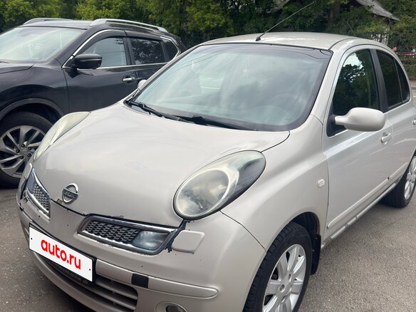 2008 Nissan Micra III (K12), серый, 419000 рублей