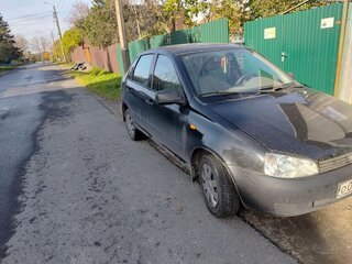 2010 Lada (ВАЗ) Kalina I, чёрный, 100000 рублей, вид 4