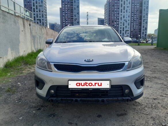 2019 Kia Rio X-Line IV, серебристый - вид 1