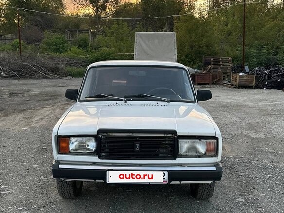 1991 Lada (ВАЗ) 2107, белый, 140000 рублей