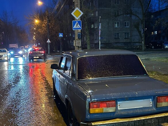 2007 Lada (ВАЗ) 2107, синий, 120000 рублей - вид 7