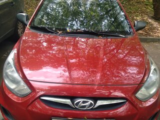 2012 Hyundai Solaris I, красный, 600000 рублей, вид 1
