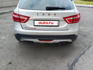2018 Lada (ВАЗ) Vesta SW Cross I, серебристый, 930000 рублей, вид 4