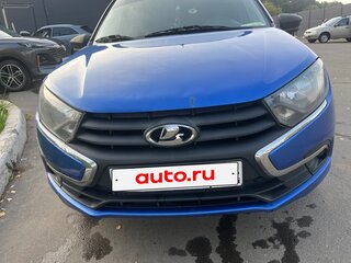 2019 Lada (ВАЗ) Granta I Рестайлинг, синий, 360000 рублей, вид 2