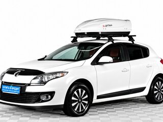 2014 Renault Megane III Рестайлинг, белый, 879000 рублей, вид 3