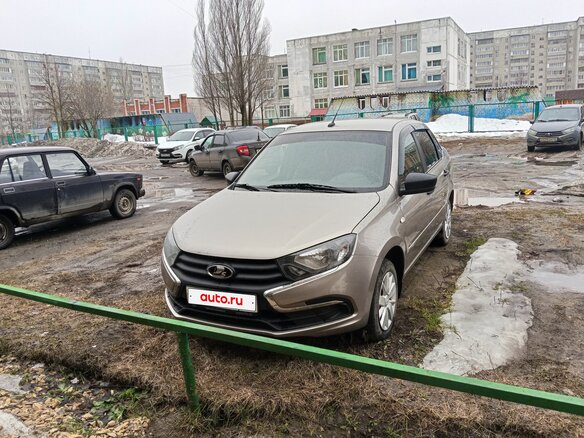 2019 Lada (ВАЗ) Granta I Рестайлинг, серебристый, 650000 рублей