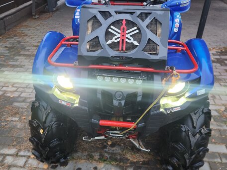 2008 Yamaha Grizzly 700, синий, 600000 рублей, вид 4
