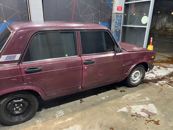 2007 Lada (ВАЗ) 2107, пурпурный, 95000 рублей - вид 3