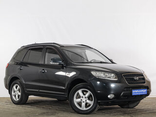 2008 Hyundai Santa Fe II, чёрный, 1099000 рублей, вид 1