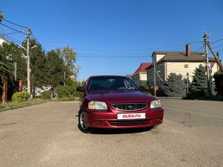 2006 Hyundai Accent ТагАЗ II, красный, 309000 рублей, вид 2