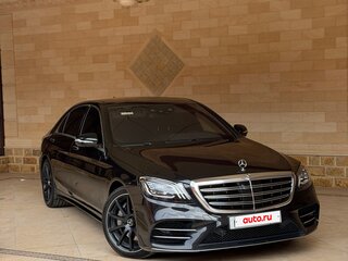 2017 Mercedes-Benz S-Класс 560 Long VI (W222, C217) Рестайлинг, чёрный, 5100000 рублей, вид 4