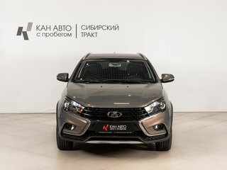 2018 Lada (ВАЗ) Vesta SW Cross I, голубой, 980500 рублей, вид 2