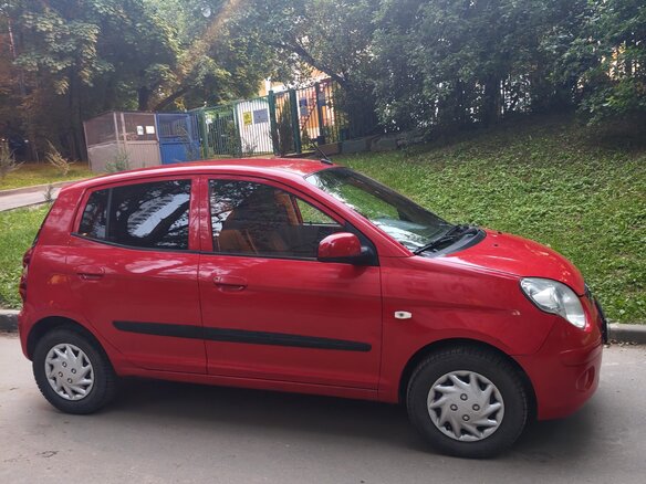 2010 Kia Picanto I Рестайлинг, красный, 540000 рублей - вид 1