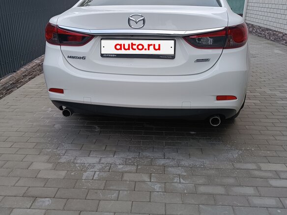 2016 Mazda 6 III (GJ) Рестайлинг, белый, 1605000 рублей - вид 2