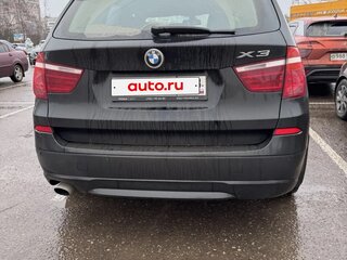 2012 BMW X3 20i xDrive II (F25), чёрный, 1290000 рублей, вид 3
