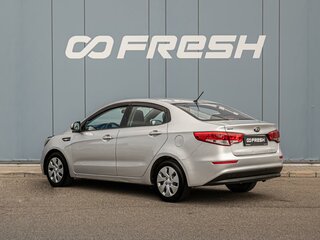 2016 Kia Rio III Рестайлинг, серебристый, 645000 рублей, вид 2