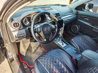 2008 Mazda 3 I (BK) Рестайлинг, чёрный, 380000 рублей, вид 4