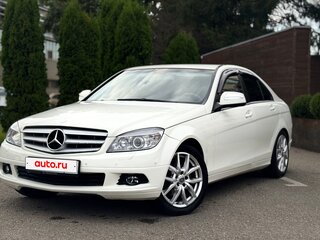 2008 Mercedes-Benz C-Класс 180 Kompressor III (W204), белый, 1250000 рублей, вид 1