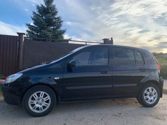 2008 Hyundai Getz I Рестайлинг, чёрный, 480000 рублей - вид 4