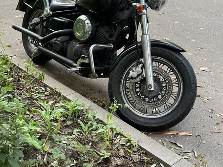 1996 Yamaha XVS400 Drag Star, чёрный, 260000 рублей, вид 2