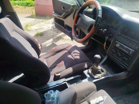 1987 Audi 90 II (B3), чёрный - вид 6