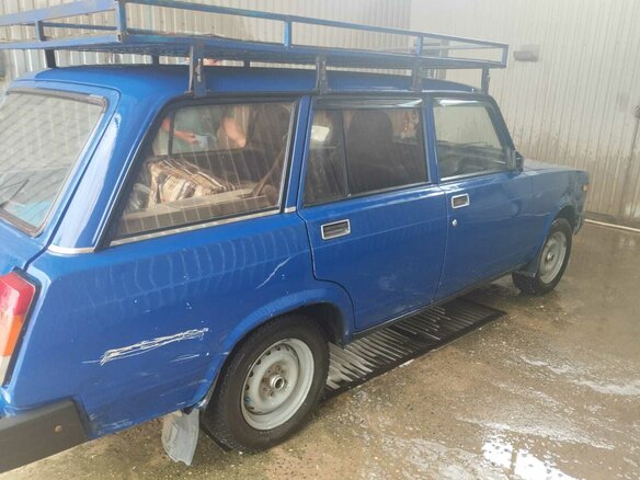 2006 Lada (ВАЗ) 2104 4-speed, синий, 200000 рублей - вид 2