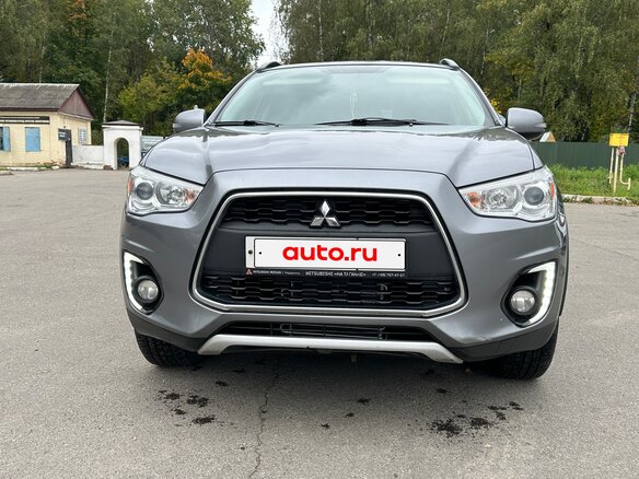 2014 Mitsubishi ASX I Рестайлинг, серый, 1450000 рублей - вид 1