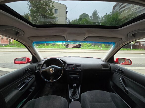2002 Volkswagen Jetta IV, красный, 400000 рублей - вид 9