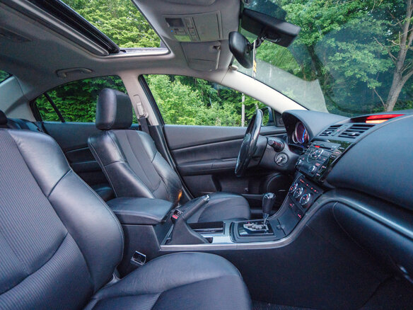 2011 Mazda 6 II (GH) Рестайлинг, чёрный - вид 12