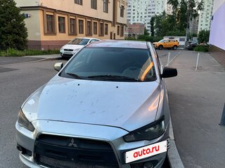 2012 Mitsubishi Lancer X Рестайлинг, серебристый, 500000 рублей, вид 2
