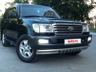 2004 Toyota Land Cruiser 100 Series Рестайлинг 1, чёрный, 2250000 рублей, вид 1