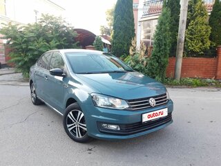 2019 Volkswagen Polo V Рестайлинг, серый, 1475000 рублей, вид 3