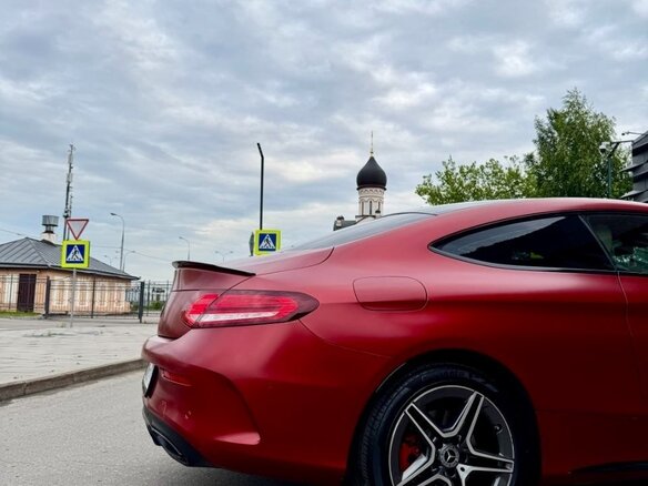 2019 Mercedes-Benz C-Класс 200 IV (W205) Рестайлинг, красный, 4100000 рублей - вид 4