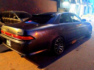 1993 Toyota Mark II VII (X90), синий, 580000 рублей, вид 3