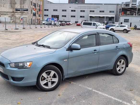 2008 Mitsubishi Lancer X, голубой, 650000 рублей
