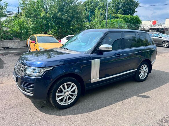 2014 Land Rover Range Rover IV, синий, 4100000 рублей - вид 1
