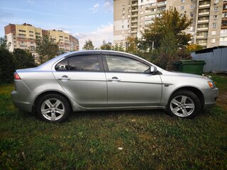 2008 Mitsubishi Lancer X, серебристый, 595000 рублей, вид 4