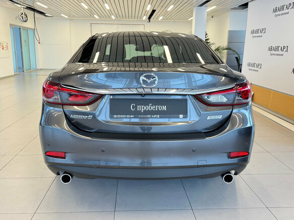 2018 Mazda 6 III (GJ) Рестайлинг, серый, 1905000 рублей - вид 3