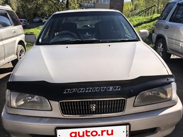 2000 Toyota Sprinter VIII (E110), серебристый - вид 2