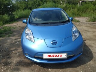 2013 Nissan Leaf (EM57) I (ZE0/AZE0), голубой, 720000 рублей, вид 2