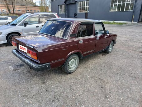 2005 Lada (ВАЗ) 2107, пурпурный, 120000 рублей, вид 4
