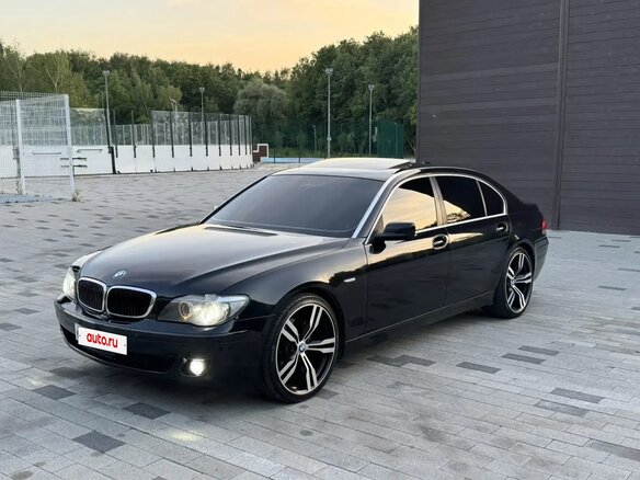 2007 BMW 7 серии Long 740Li IV (E65/E66) Рестайлинг, чёрный, 950000 рублей