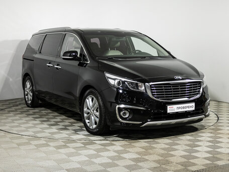 2017 Kia Carnival III, чёрный, 2269585 рублей, вид 3