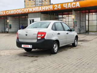 2016 Lada (ВАЗ) Granta I, серебристый, 290000 рублей, вид 4