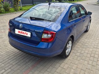 2018 Skoda Rapid I Рестайлинг, синий, 1250000 рублей, вид 5