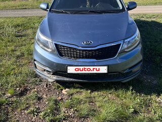 2015 Kia Rio 6-speed III, голубой, 700000 рублей, вид 1